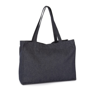 Grand sac shopping denim