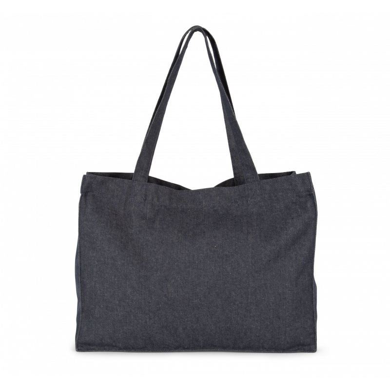 Grand sac shopping denim