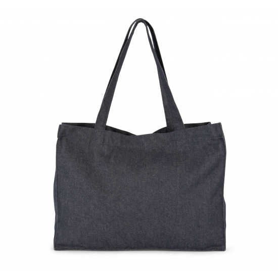 Grand sac shopping denim