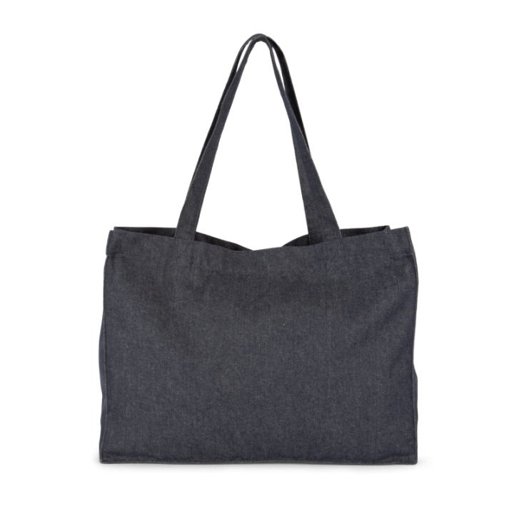 Grand sac shopping denim