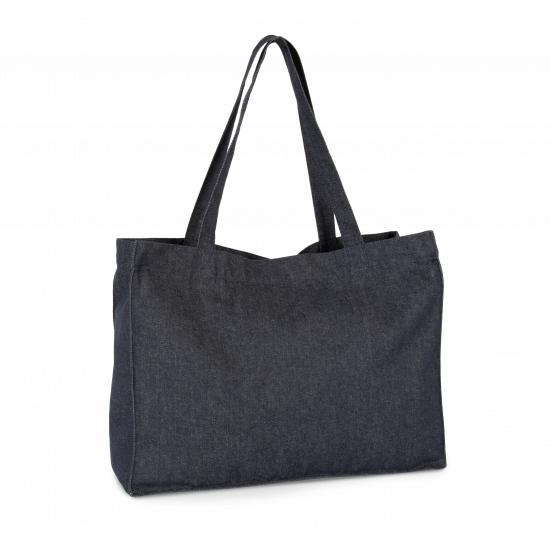 Grand sac shopping denim