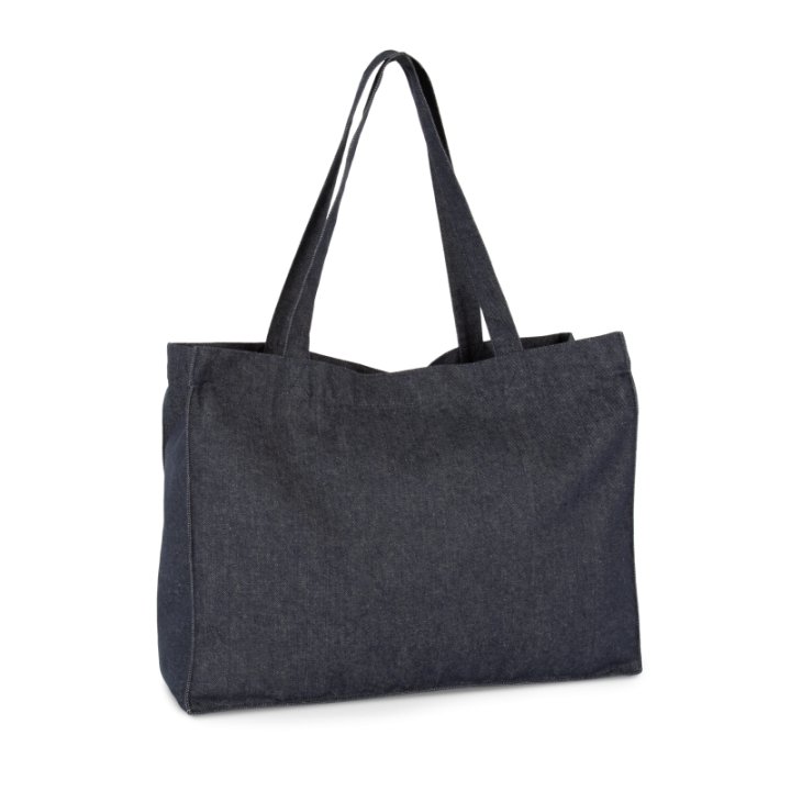 Grand sac shopping denim