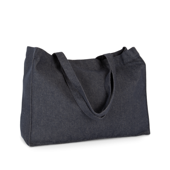Grand sac shopping denim