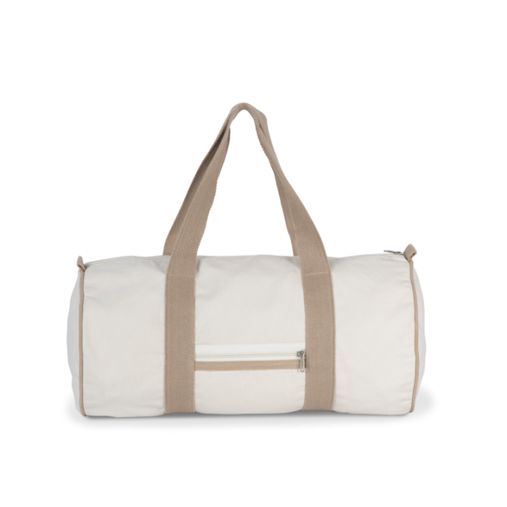 Sac polochon en tissu recyclé, Dimensions : 50 cm x 25 cm x 25 cm