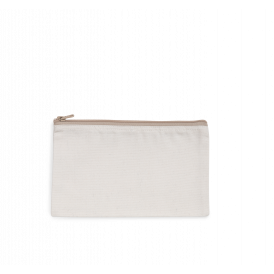 Pochette plate zippée en tissu recyclé (2)