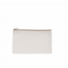 Pochette plate zippée en tissu recyclé
