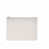 Pochette plate zippée en tissu recyclé