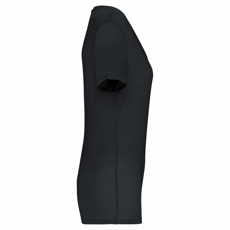 T-shirt lyocell tencel™ col v manches courtes femme - 145 g T-shirt lyocell tencel™ col v manches courtes femme - 145 g