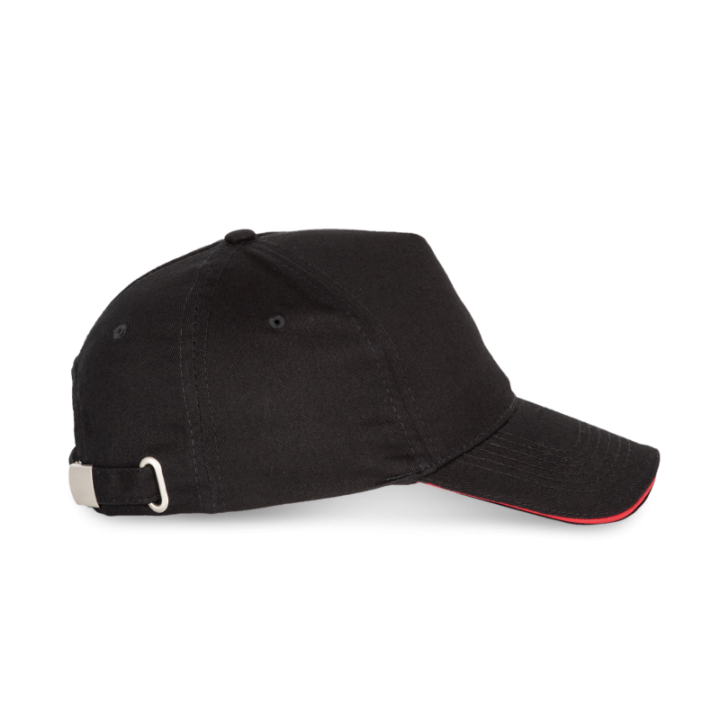 Casquette avec sandwich contrasté