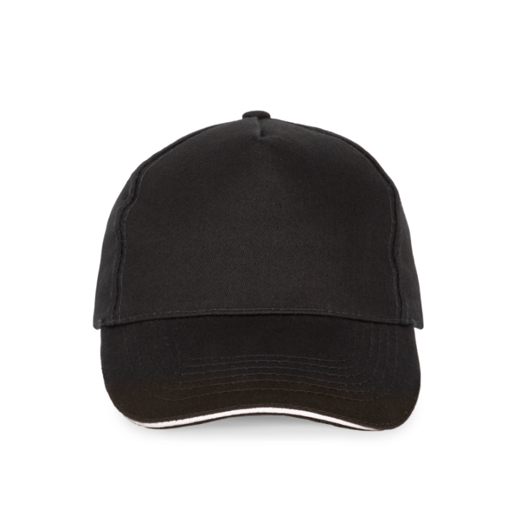 Casquette avec sandwich contrasté