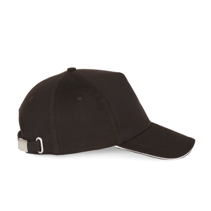 Casquette avec sandwich contrasté