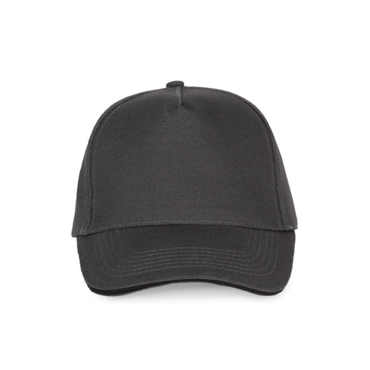 Casquette avec sandwich contrasté