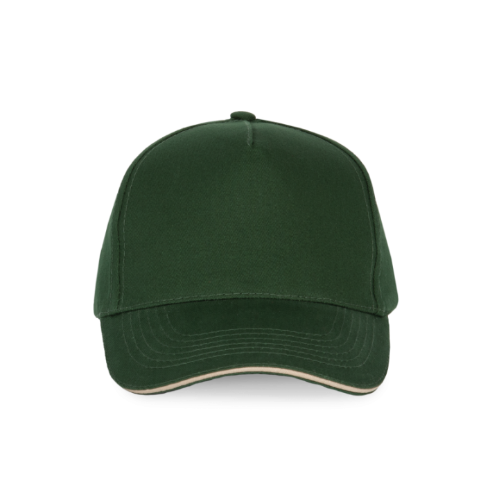 Casquette avec sandwich contrasté