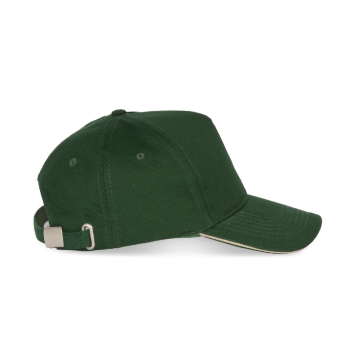 Casquette avec sandwich contrasté