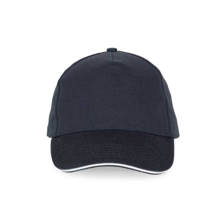 Casquette avec sandwich contrasté