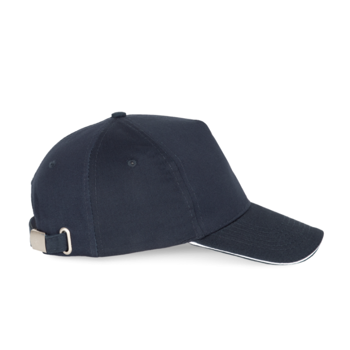 Casquette avec sandwich contrasté