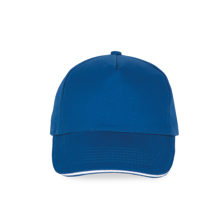 Casquette avec sandwich contrasté
