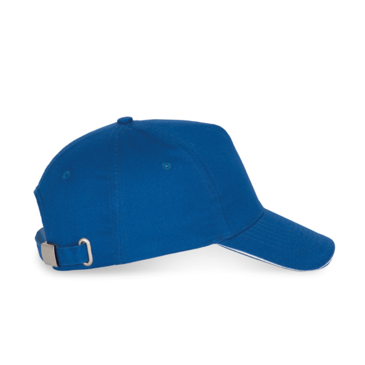Casquette avec sandwich contrasté
