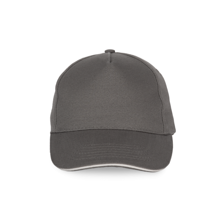 Casquette avec sandwich contrasté