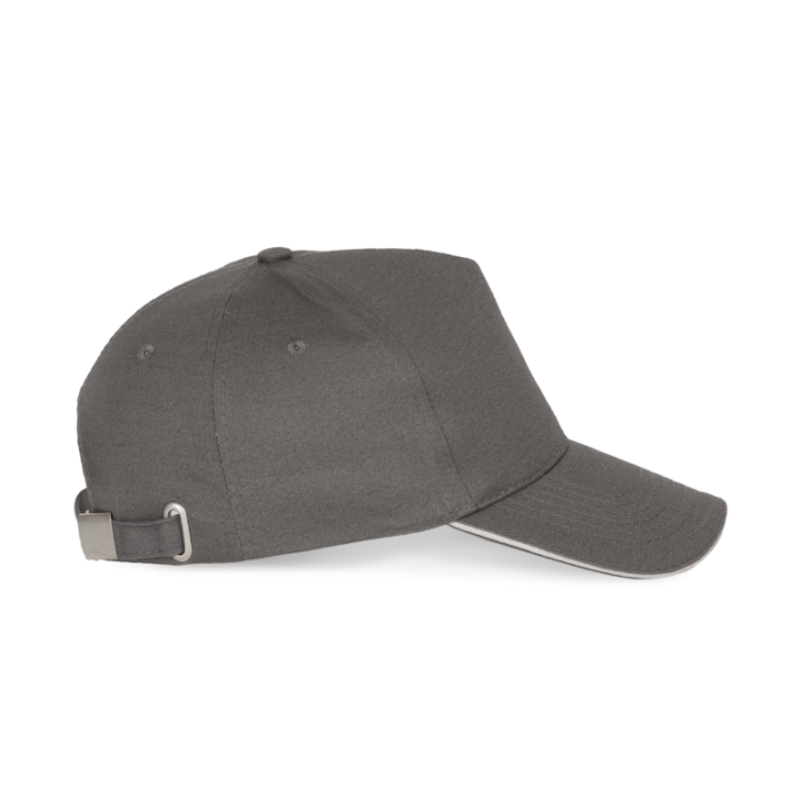 Casquette avec sandwich contrasté