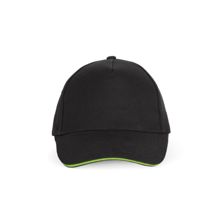 Casquette avec sandwich contrasté