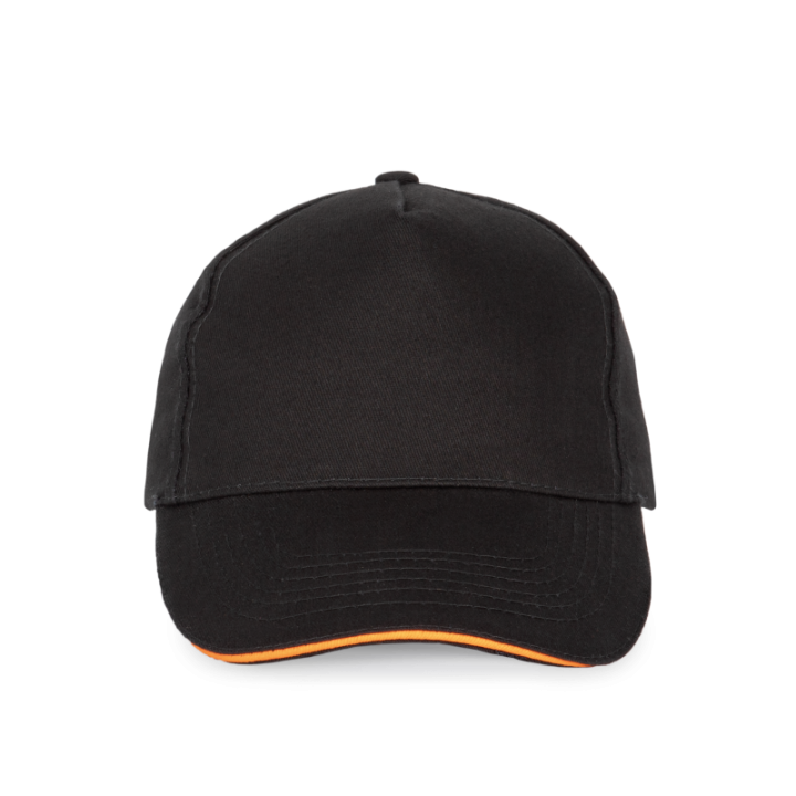 Casquette avec sandwich contrasté
