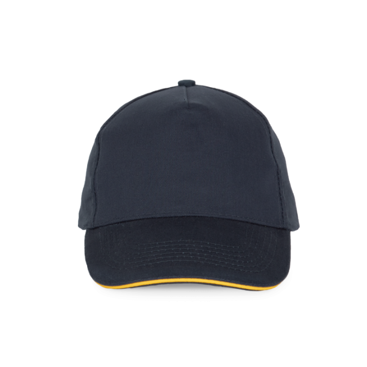 Casquette avec sandwich contrasté