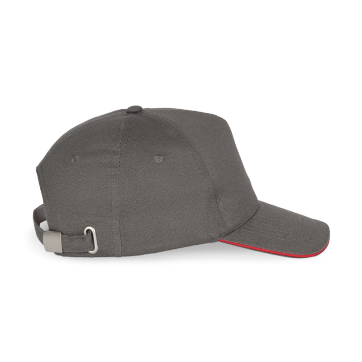 Casquette avec sandwich contrasté