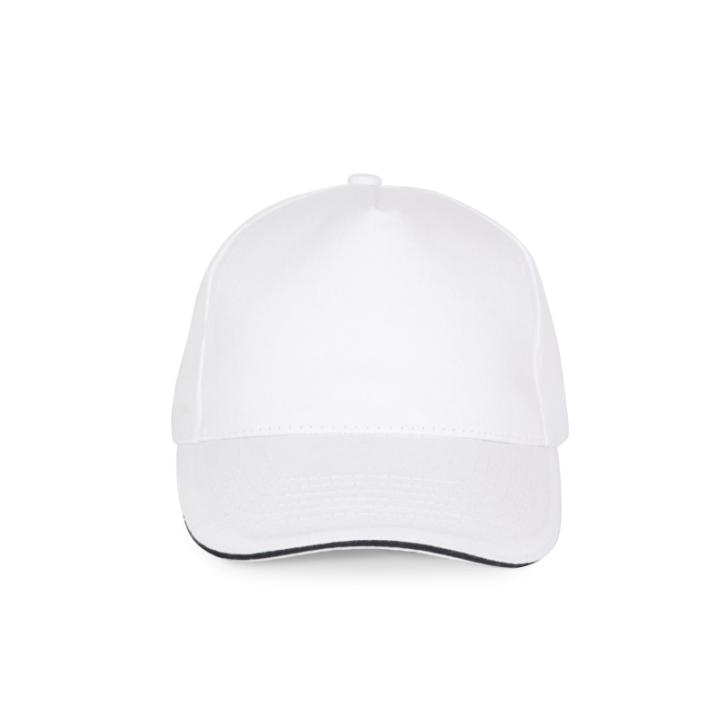 Casquette avec sandwich contrasté