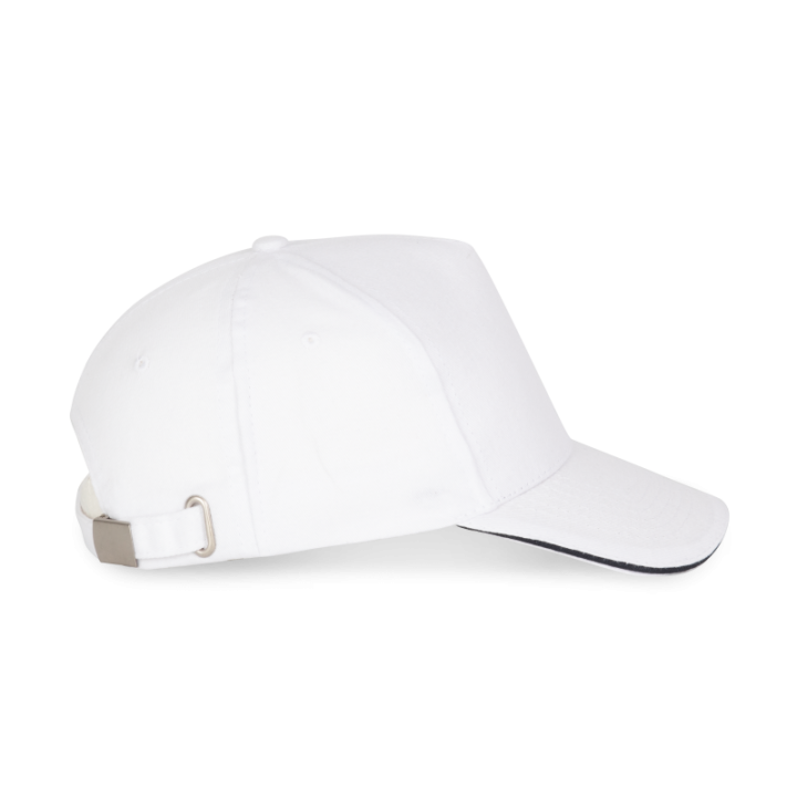 Casquette avec sandwich contrasté