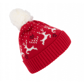 Bonnet hiver avec motifs rennes (2)