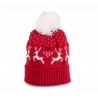 Bonnet hiver avec motifs rennes