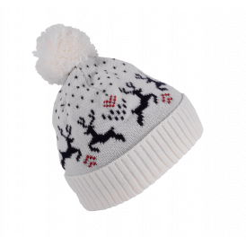 Bonnet hiver avec motifs rennes