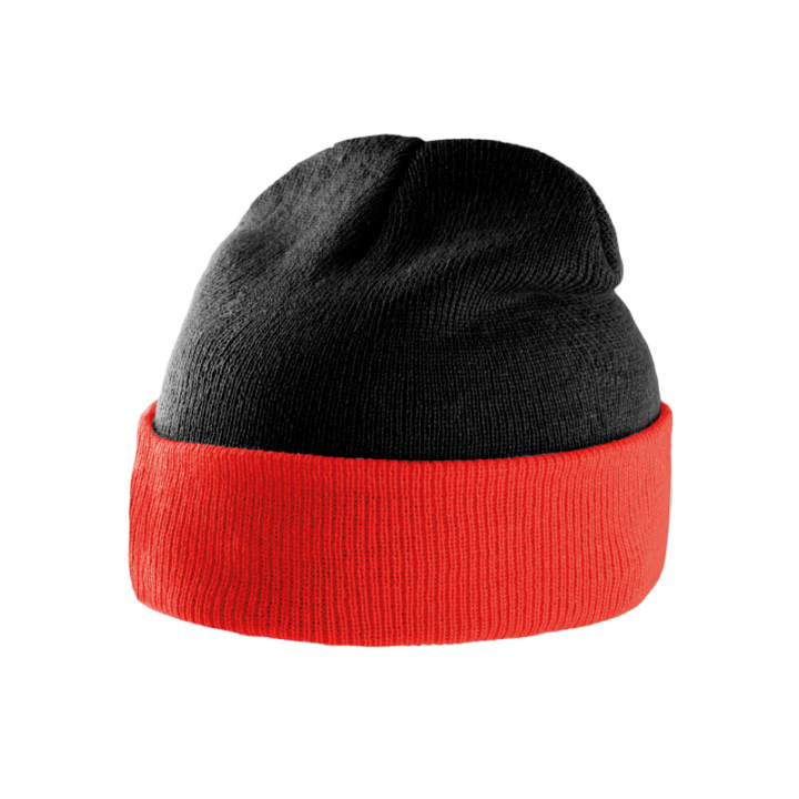 Bonnet bicolore avec revers K-UP
