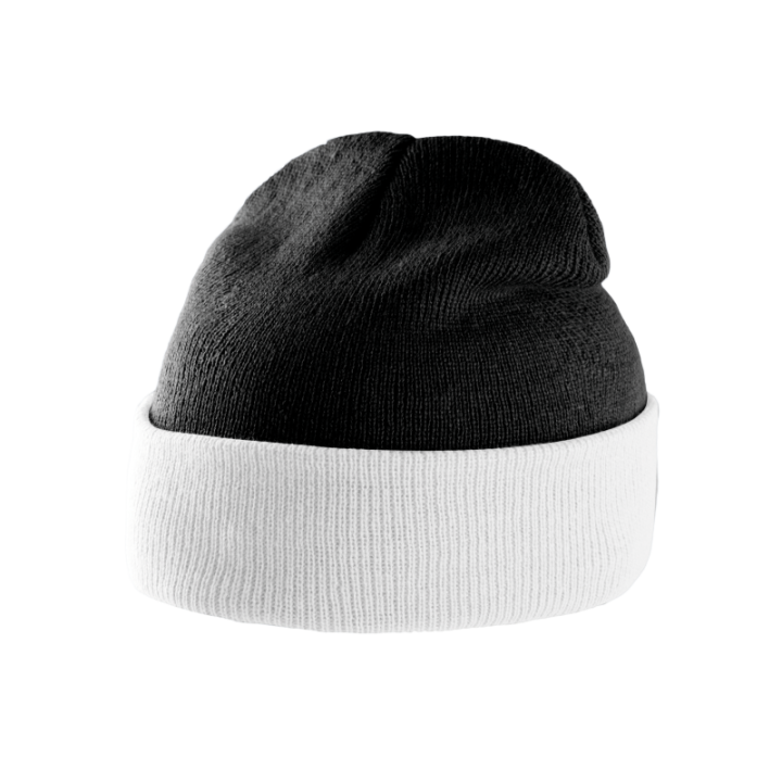 Bonnet bicolore avec revers K-UP