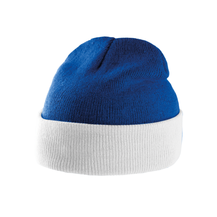 Bonnet bicolore avec revers K-UP