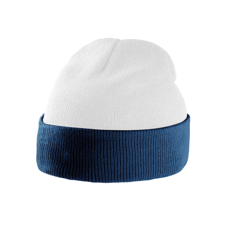 Bonnet bicolore avec revers K-UP