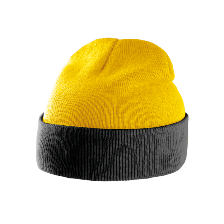 Bonnet bicolore avec revers K-UP