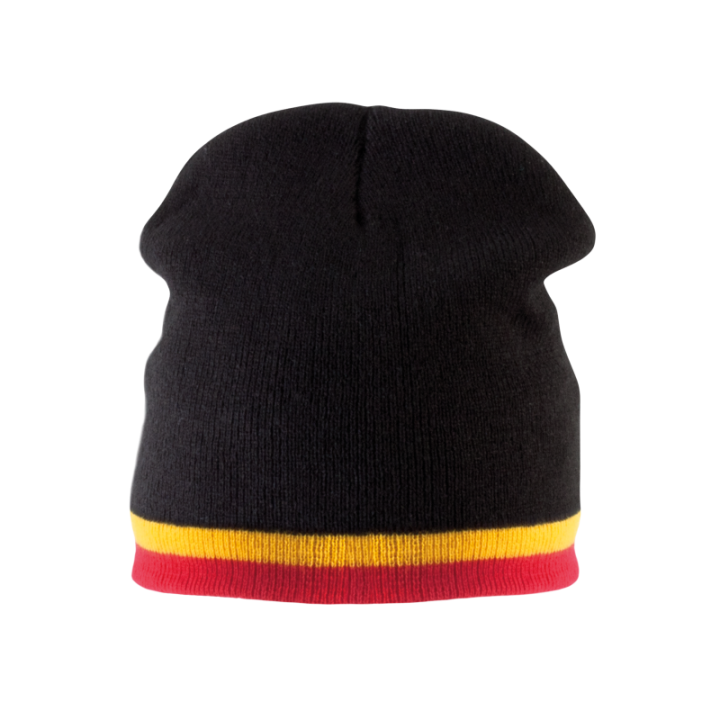 Bonnet avec bande bicolore contrastée K-UP