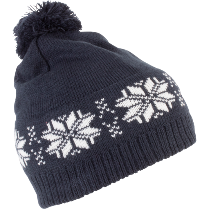 Bonnet tricoté motif étoile