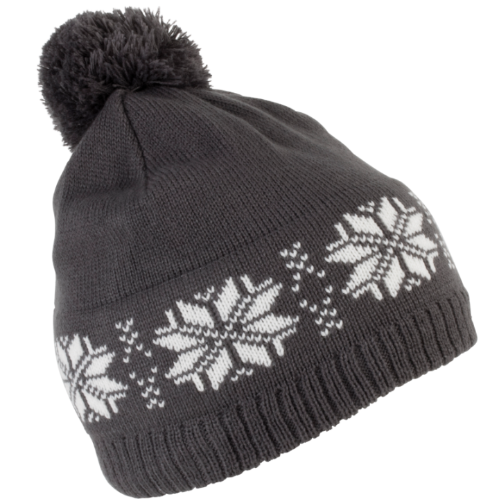 Bonnet tricoté motif étoile