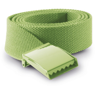 Ceinture en sangle polyester fermeture à boucle métallique