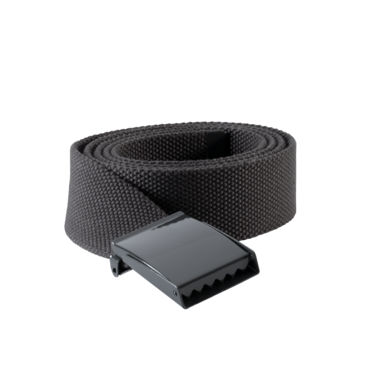 Ceinture en sangle polyester fermeture à boucle métallique
