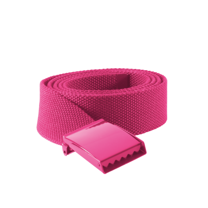Ceinture en sangle polyester fermeture à boucle métallique