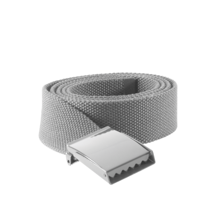 Ceinture en sangle polyester fermeture à boucle métallique