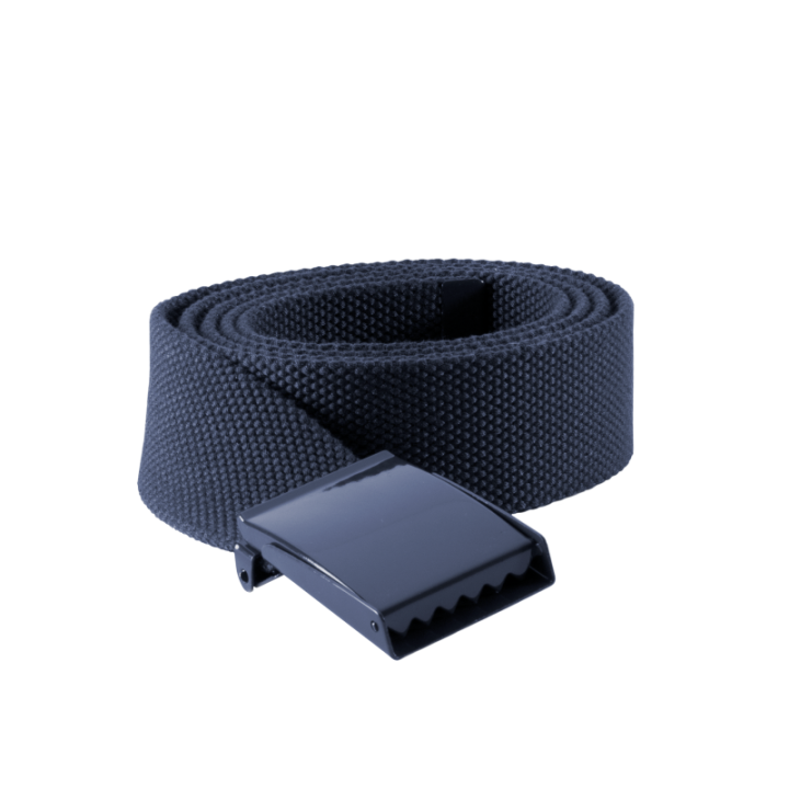 Ceinture en sangle polyester fermeture à boucle métallique