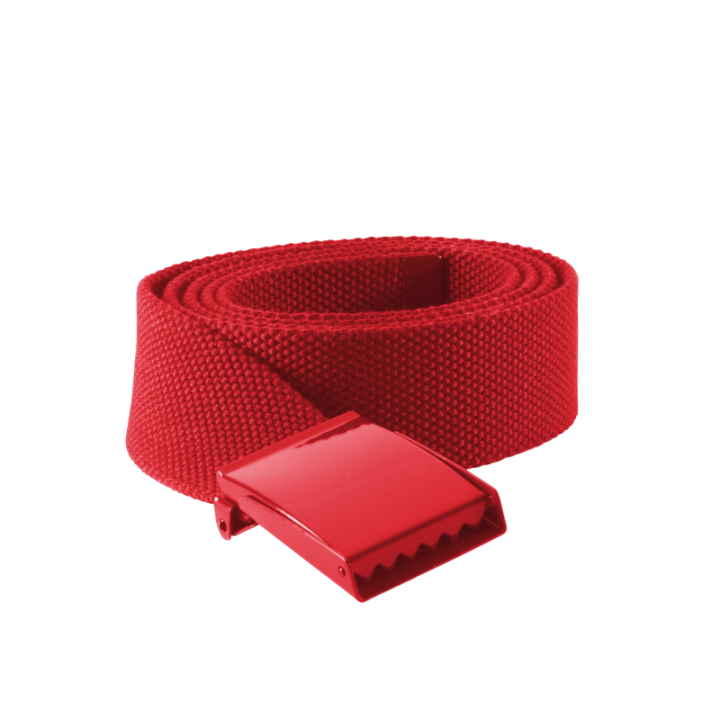 Ceinture en sangle polyester fermeture à boucle métallique