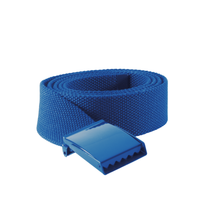 Ceinture en sangle polyester fermeture à boucle métallique