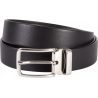Ceinture classique en cuir pleine fleur, largeur 30mm