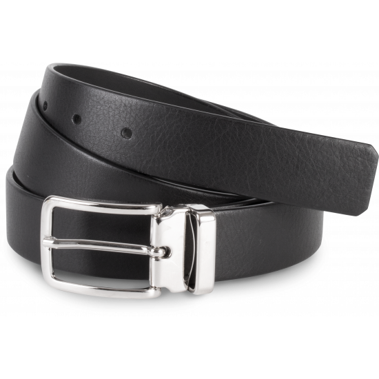 Ceinture classique en cuir pleine fleur, largeur 30mm